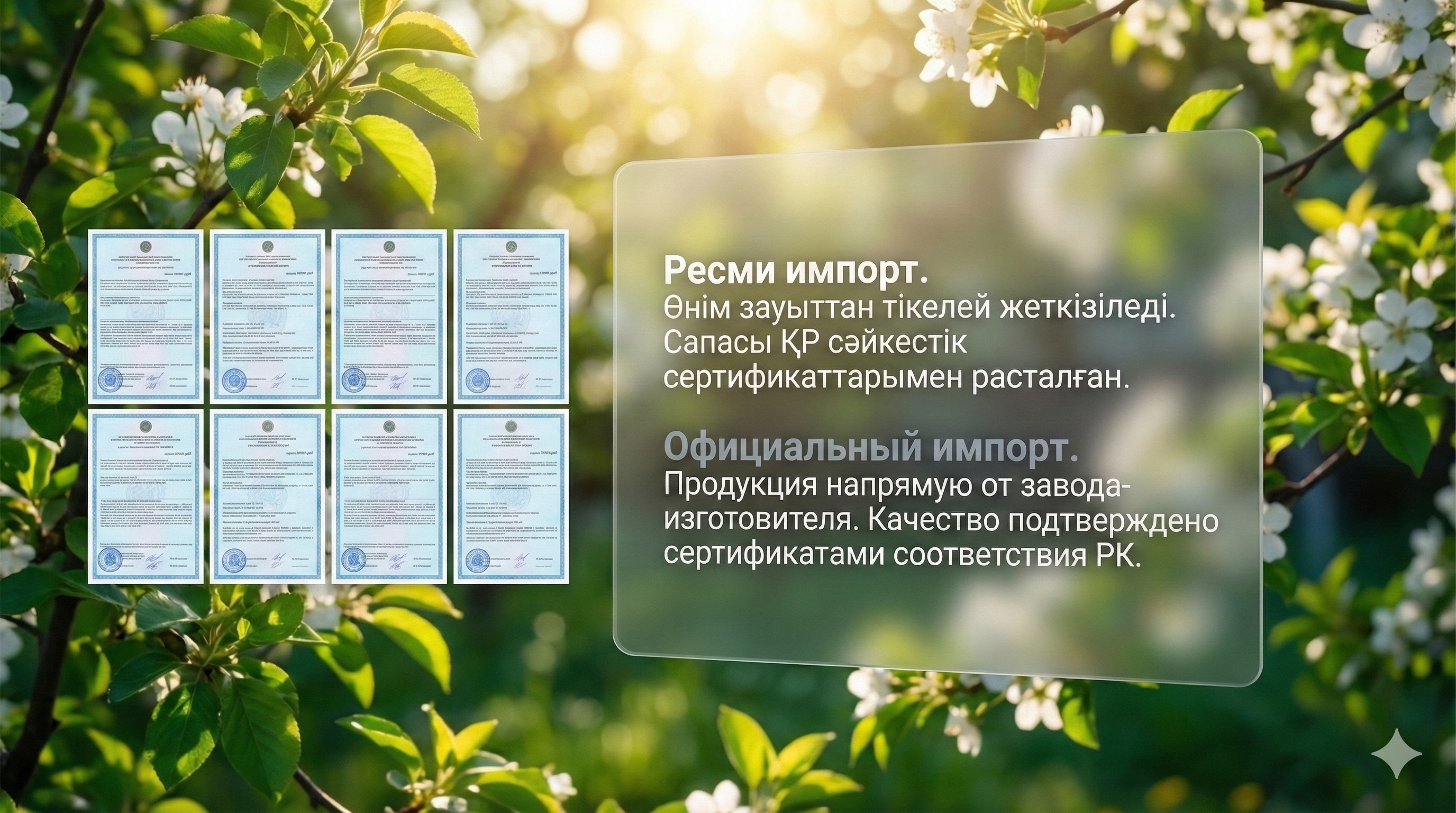 Сертификаты соответствия Республики Казахстан